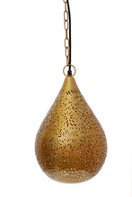 Load image into Gallery viewer, Zaffero Aquarius Small - Brass - Perforated Teardrop Pendant Light | Lighting | app store dev @@ABC ///[option4] 十月五日 11:53 
