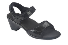 Load image into Gallery viewer, OrthoFeet Camille - Black 2&quot; Heel Sandals | Footwear | app store dev @@ABC ///[option4] 十月五日 11:53 
