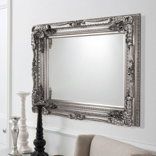 Bodhi Carved Alexandre Mirror Silver 1200x895mm | Mirrors | app store dev @@ABC ///[option4] 十月五日 11:53 