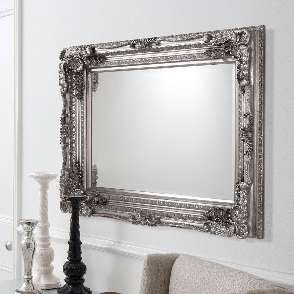 Bodhi Carved Alexandre Mirror Silver 1200x895mm | Mirrors | app store dev @@ABC ///[option4] 十月五日 11:53 