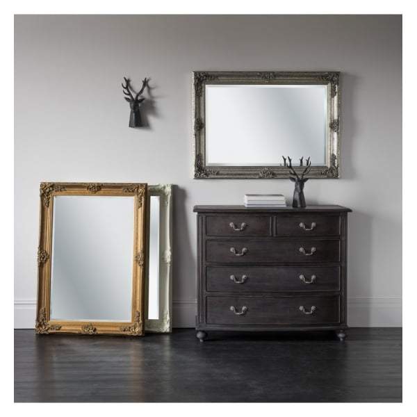 Bodhi Abbey Rectangle Mirror Silver 43x31