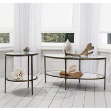 Load image into Gallery viewer, Bodhi Hamza Bronze Metal and Glass Side Table | Side Tables and Occasional | app store dev @@ABC ///[option4] 十月五日 11:53 

