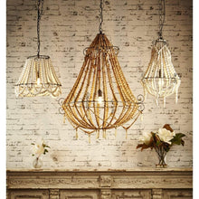 Load image into Gallery viewer, Emac &amp; Lawton Beaded Chandelier Large Natural | Chandeliers and Ceiling Lights | app store dev @@ABC ///[option4] 十月五日 11:53 
