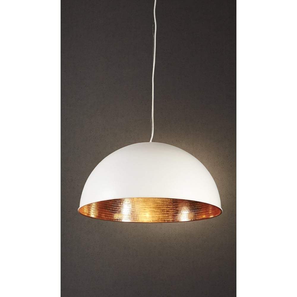 Emac & Lawton Alfresco Dome Ceiling Lamp Wht Copper | Chandeliers and Ceiling Lights | app store dev @@ABC ///[option4] 十月五日 11:53 