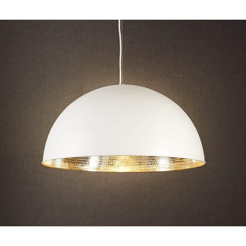 Emac & Lawton Alfresco Dome Ceiling Lamp Wht Silver | Chandeliers and Ceiling Lights | app store dev @@ABC ///[option4] 十月五日 11:53 