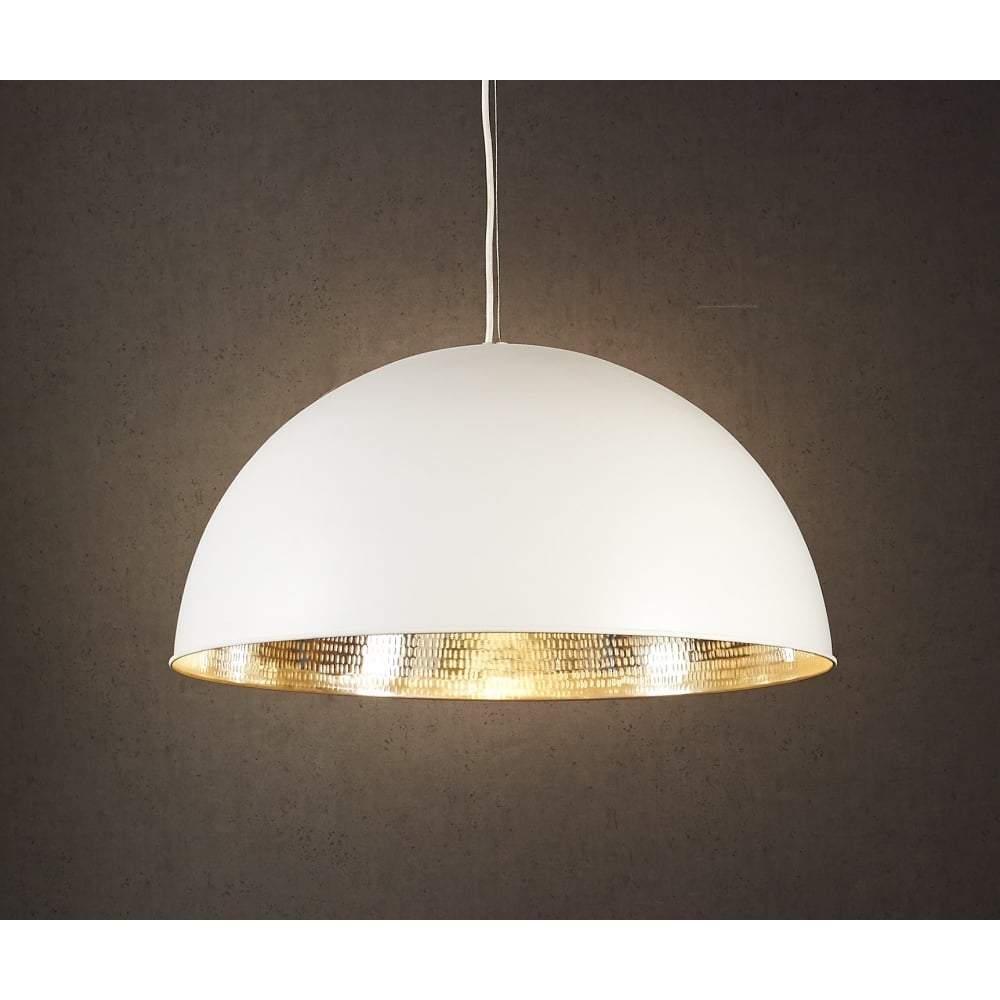 Emac & Lawton Alfresco Dome Ceiling Lamp Wht Silver | Chandeliers and Ceiling Lights | app store dev @@ABC ///[option4] 十月五日 11:53 