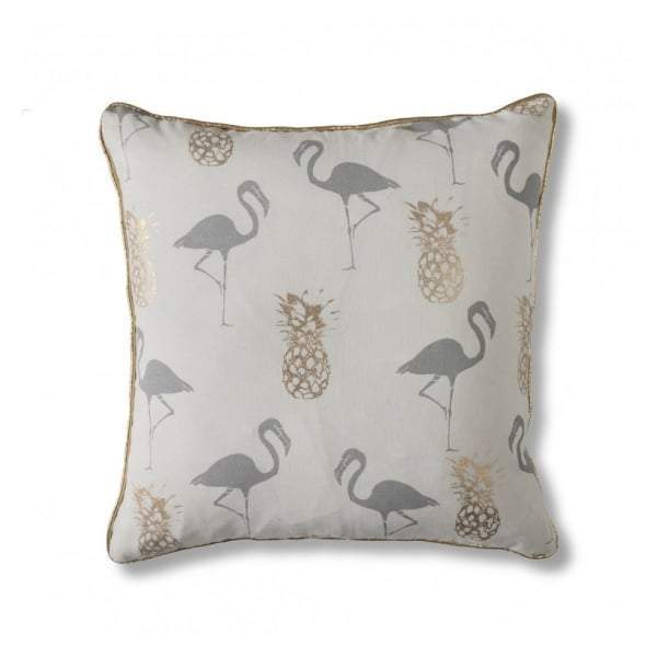 Bodhi Flamingo & Pineapples Cushion Grey W450 x H450mm | Cushions | app store dev @@ABC ///[option4] 十月五日 11:53 