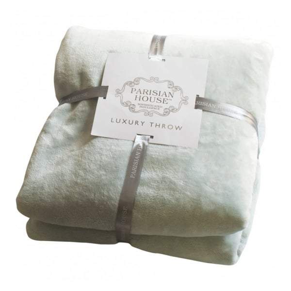 Parisian House Flannel Fleece Throw Duck Egg 1400x1800mm | Throws | app store dev @@ABC ///[option4] 十月五日 11:53 