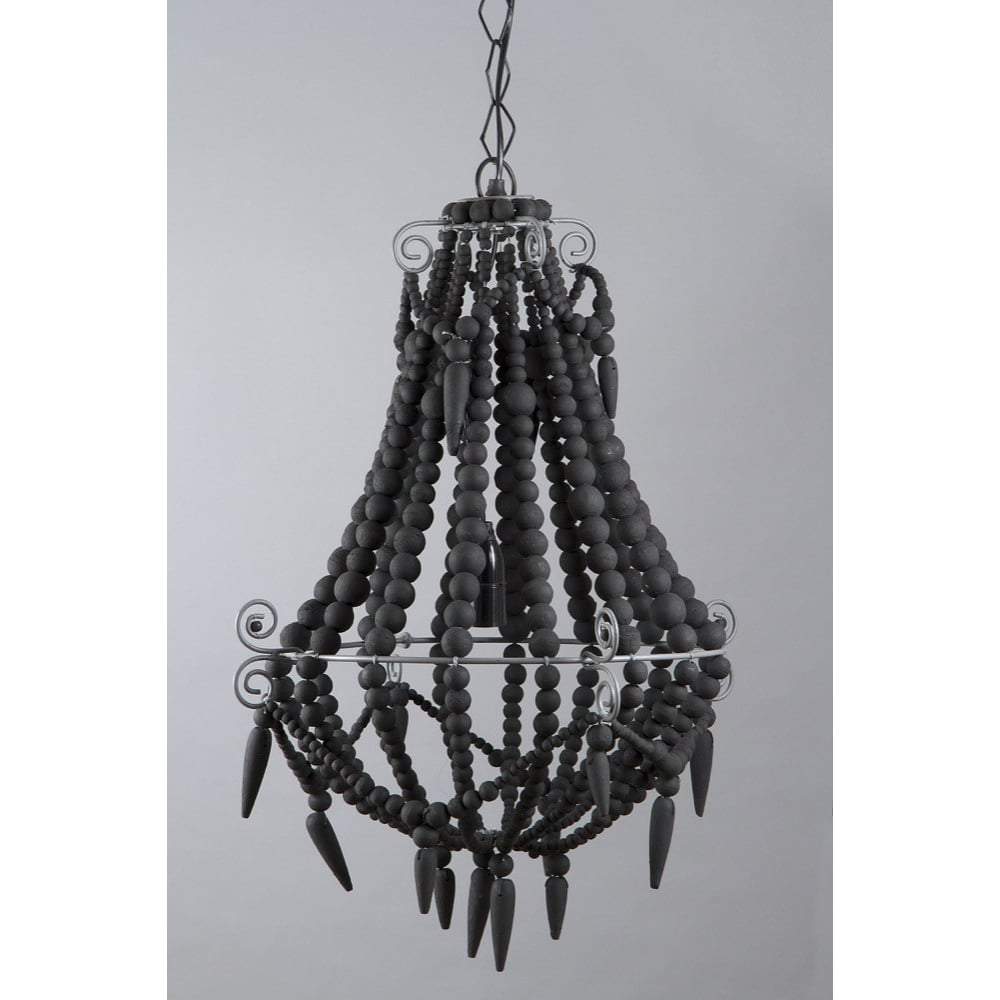 Emac & Lawton Beaded Chandelier Small Charcoal | Chandeliers and Ceiling Lights | app store dev @@ABC ///[option4] 十月五日 11:53 