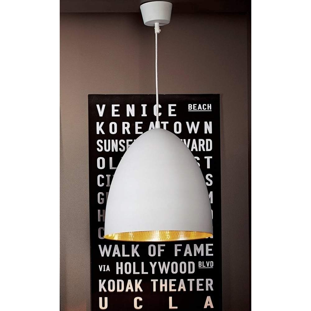 Emac & Lawton Egg Ceiling Lamp White Silver | Chandeliers and Ceiling Lights | app store dev @@ABC ///[option4] 十月五日 11:53 