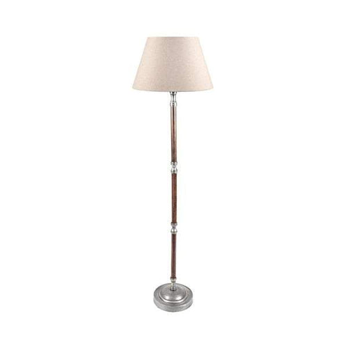 Emac & Lawton Brunswick Floor Lamp Base Silvr/Timber | Floor Standing Lamps | app store dev @@ABC ///[option4] 十月五日 11:53 