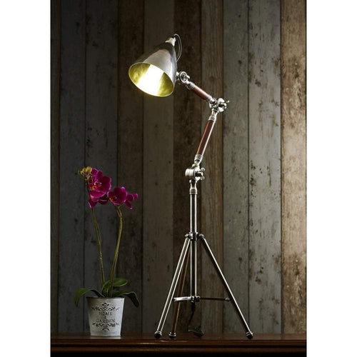 Emac & Lawton Dolby Tripod Table Lamp Antique Silver | Table Lamps | app store dev @@ABC ///[option4] 十月五日 11:53 