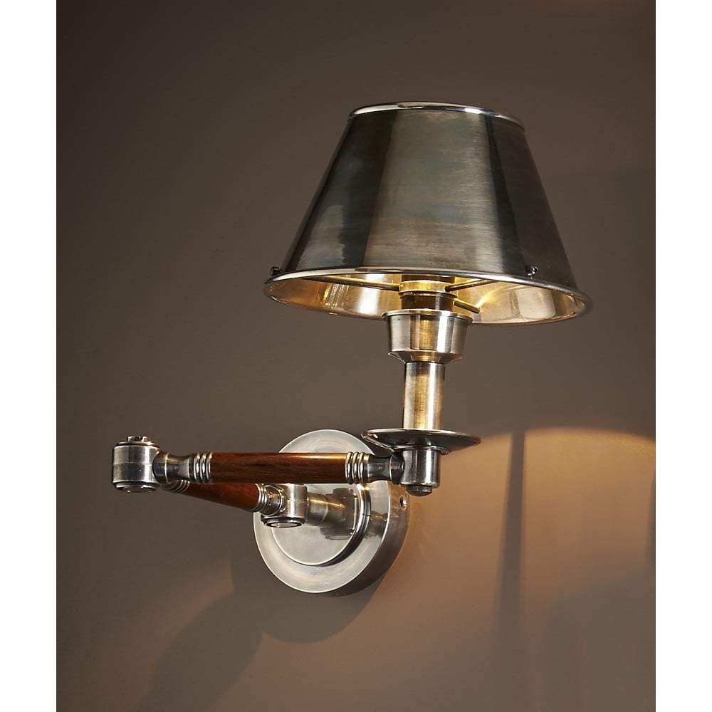 Emac & Lawton Benton Swing Arm Sconce Antique Silver | Wall Lamps | app store dev @@ABC ///[option4] 十月五日 11:53 