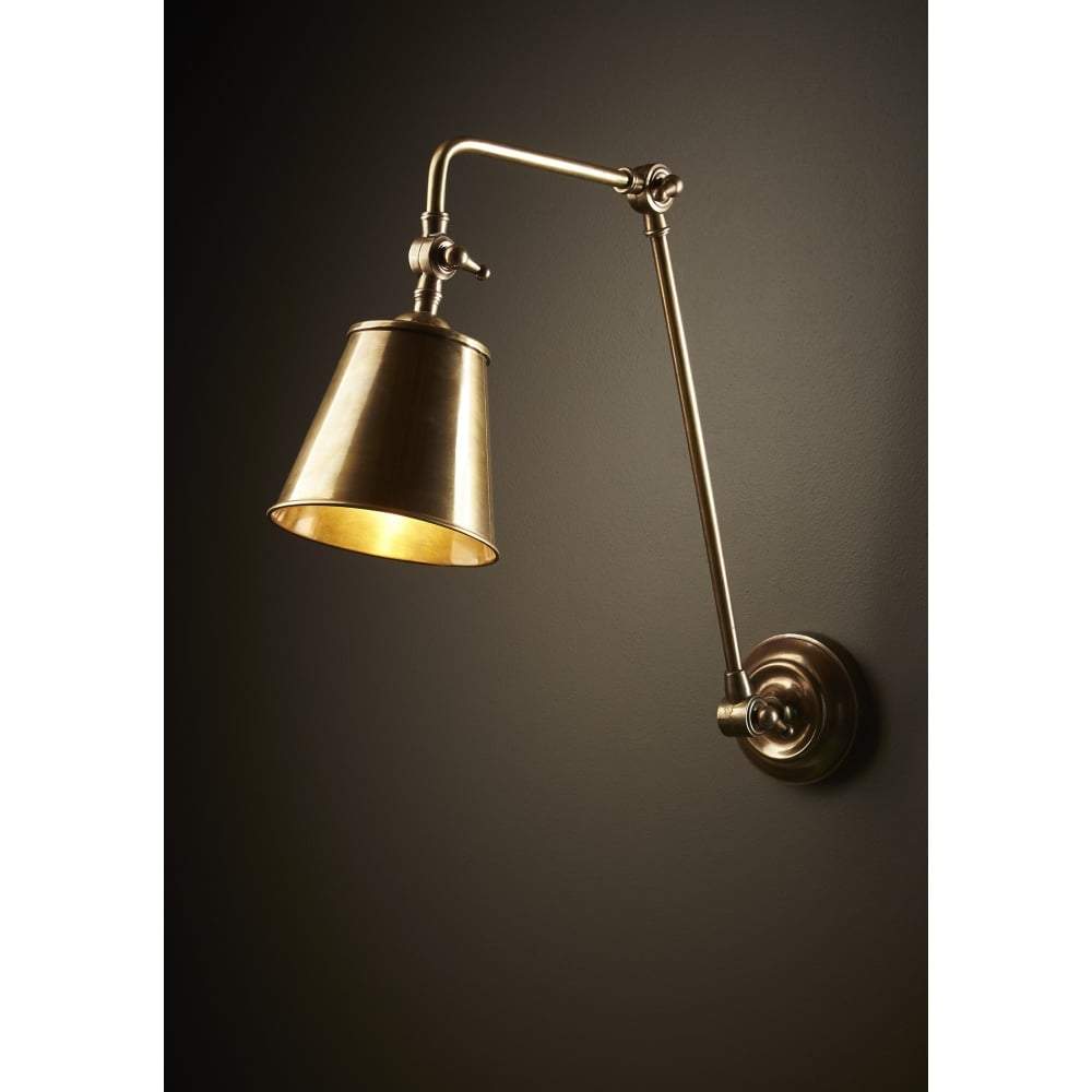 Emac & Lawton Cromwell Wall Lamp Brass | Wall Lamps | app store dev @@ABC ///[option4] 十月五日 11:53 