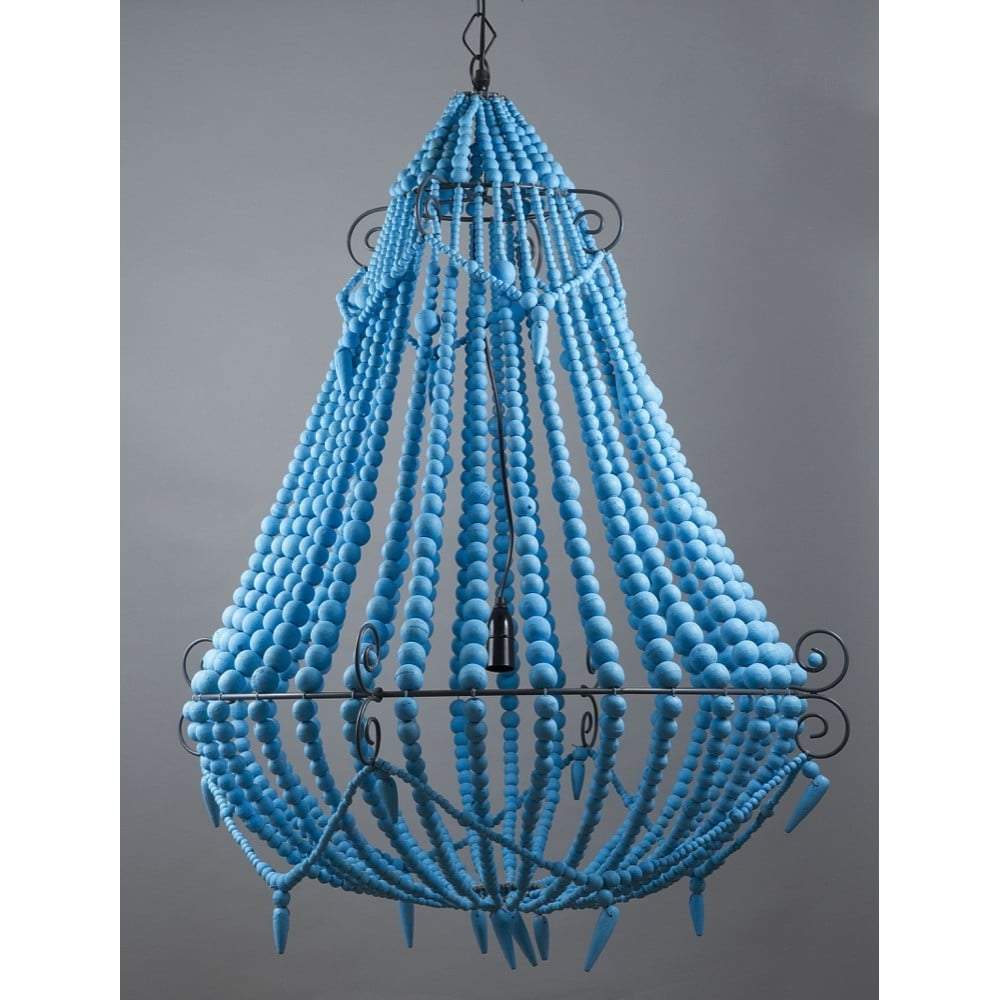 Emac & Lawton Beaded Chandelier Large Turquoise | Chandeliers and Ceiling Lights | app store dev @@ABC ///[option4] 十月五日 11:53 