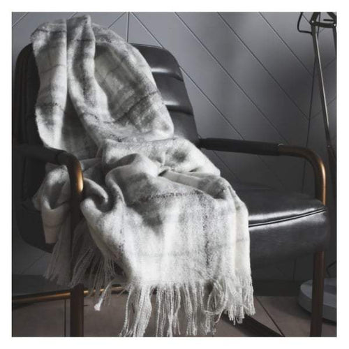 Bodhi Check Mohair Throw Grey W1300 x H1800mm | Throws | app store dev @@ABC ///[option4] 十月五日 11:53 