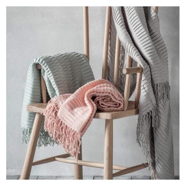 Bodhi Linear Pleat Throw Blush W1300 x H1800mm | Throws | app store dev @@ABC ///[option4] 十月五日 11:53 