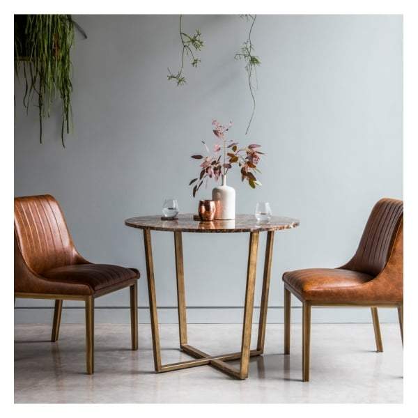 Hudson Living Essen Round Dining Table Marble W900 x D900 x H750mm | Dining Tables | app store dev @@ABC ///[option4] 十月五日 11:53 
