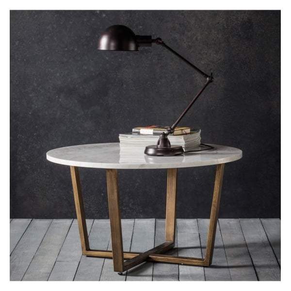 Hudson Living Chester Round Coffee Table Marble W800 x D800 x H460mm | Coffee Tables | app store dev @@ABC ///[option4] 十月五日 11:53 