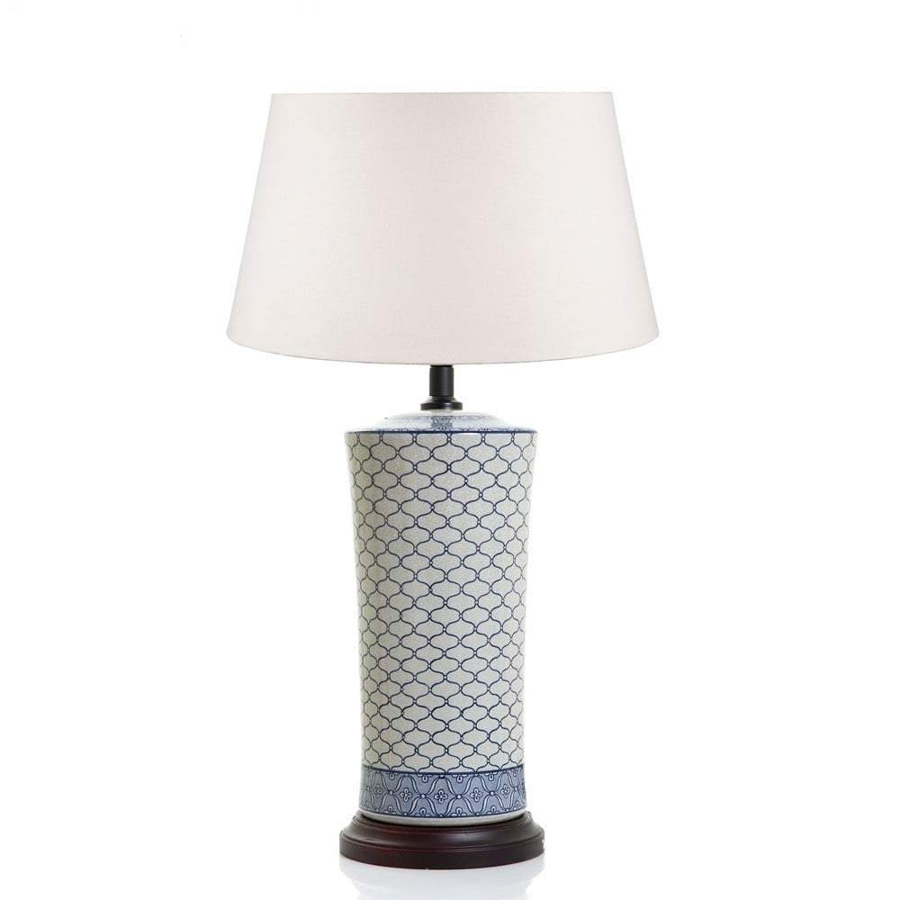 Emac & Lawton Imperial Ceramic Lamp Base Blue/White | Table Lamps | app store dev @@ABC ///[option4] 十月五日 11:53 