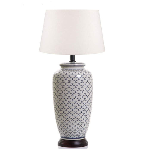 Emac & Lawton Imperial Ceramic Lamp Base Blue/White | Table Lamps | app store dev @@ABC ///[option4] 十月五日 11:53 
