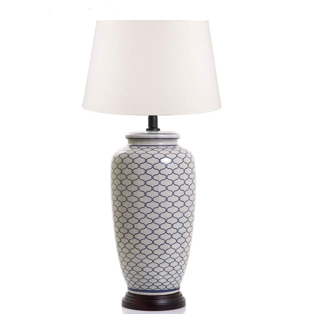 Emac & Lawton Imperial Ceramic Lamp Base Blue/White | Table Lamps | app store dev @@ABC ///[option4] 十月五日 11:53 