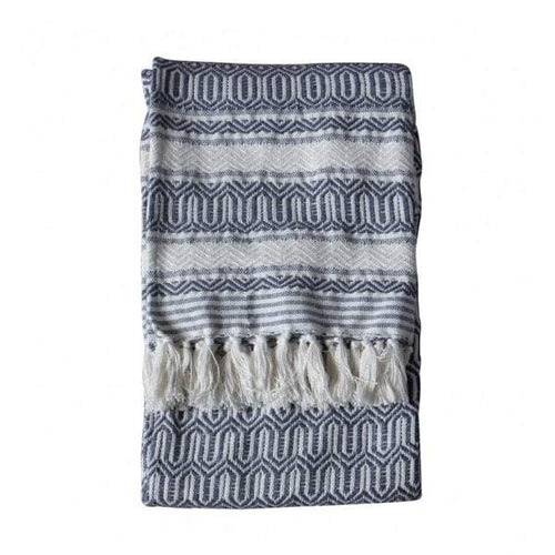 Bodhi Elmer Cotton Slub Throw Slate Grey | Throws | app store dev @@ABC ///[option4] 十月五日 11:53 