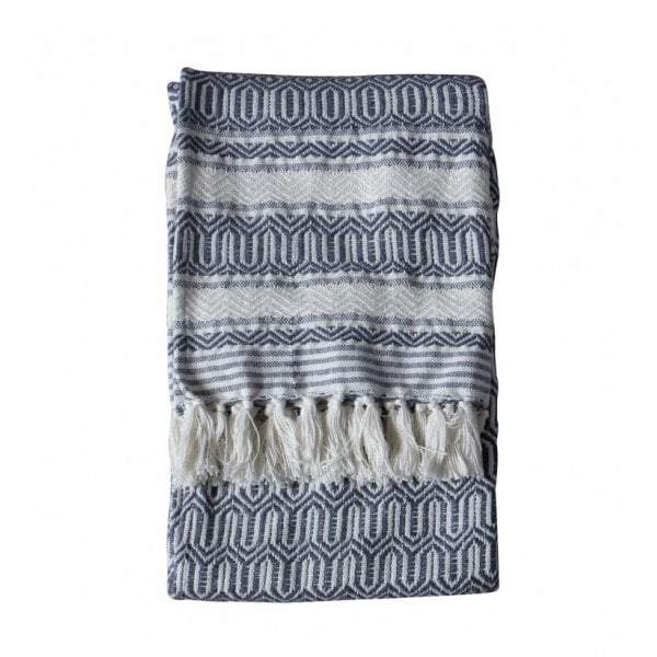 Bodhi Elmer Cotton Slub Throw Slate Grey | Throws | app store dev @@ABC ///[option4] 十月五日 11:53 