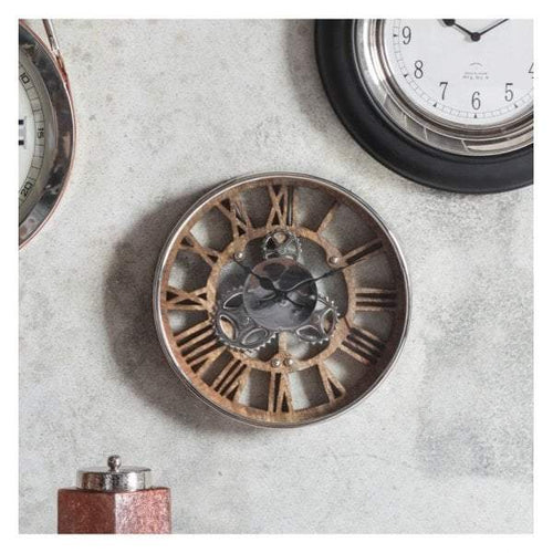 Bodhi Fairbank Wall Clock Polished Nickel | Clocks | app store dev @@ABC ///[option4] 十月五日 11:53 