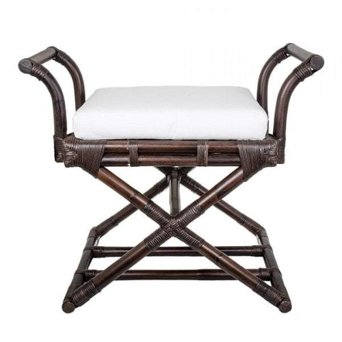 Emac & Lawton Bahamas Cross Leg Stool w Cushion Brn | Seating | app store dev @@ABC ///[option4] 十月五日 11:53 