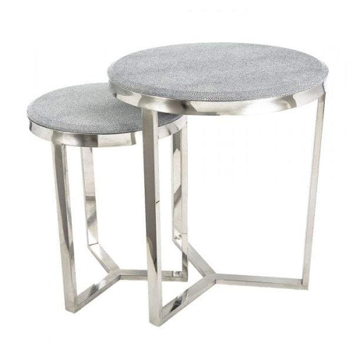 Emac & Lawton Alor Set 2 Shagreen Tables | Side Tables and Occasional | app store dev @@ABC ///[option4] 十月五日 11:53 