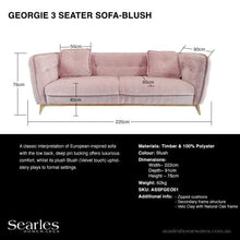 Load image into Gallery viewer, Searles Homewares Georgie 3 Seater Sofa | Sofas | app store dev @@ABC ///[option4] 十月五日 11:53 
