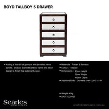 Load image into Gallery viewer, Searles Homewares Boyd Tallboy | Drawers | app store dev @@ABC ///[option4] 十月五日 11:53 
