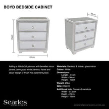 Load image into Gallery viewer, Searles Homewares Boyd Bedside Cabinet | Bedside Tables | app store dev @@ABC ///[option4] 十月五日 11:53 
