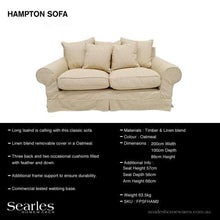Load image into Gallery viewer, Searles Homewares Hampton Sofa | Sofas | app store dev @@ABC ///[option4] 十月五日 11:53 
