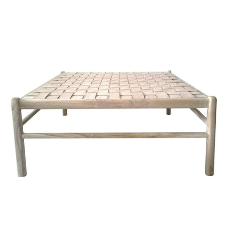 MRD Home Jana Square Bench Nude Leathe | Seating | app store dev @@ABC ///[option4] 十月五日 11:53 