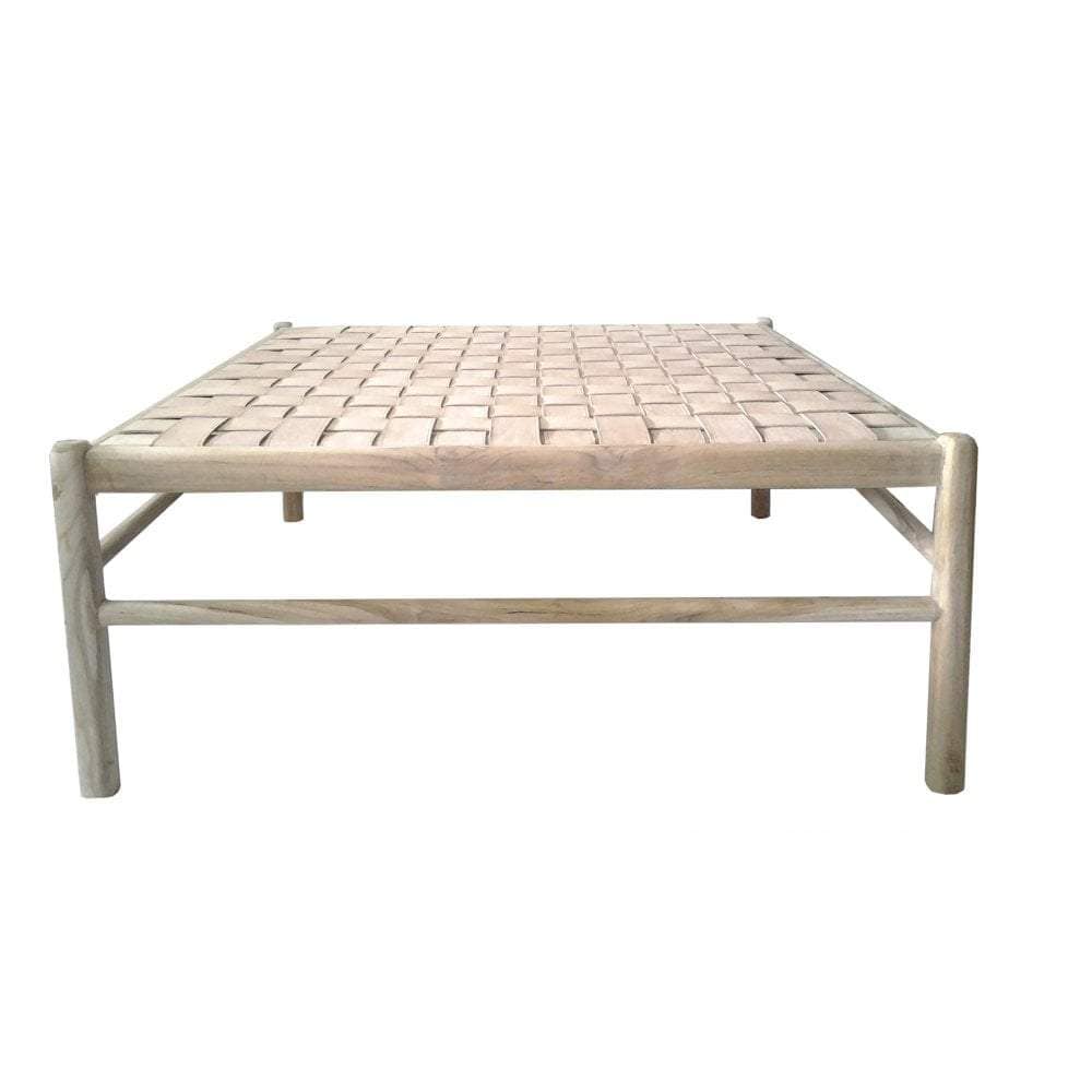 MRD Home Jana Square Bench Nude Leathe | Seating | app store dev @@ABC ///[option4] 十月五日 11:53 