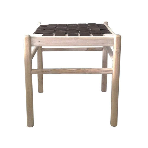 MRD Home Jana Bench Small Black Leather | Side Tables and Occasional | app store dev @@ABC ///[option4] 十月五日 11:53 