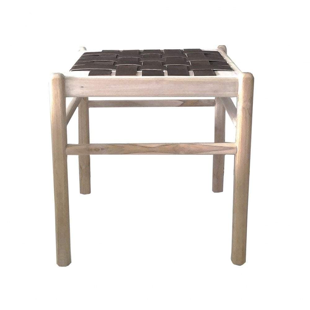 MRD Home Jana Bench Small Black Leather | Side Tables and Occasional | app store dev @@ABC ///[option4] 十月五日 11:53 