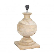 Load image into Gallery viewer, Florabelle Coach Base Only - Natural - Turned Wood Ball Balustrade Table Lamp Base Only | Lighting | app store dev @@ABC ///[option4] 十月五日 11:53 
