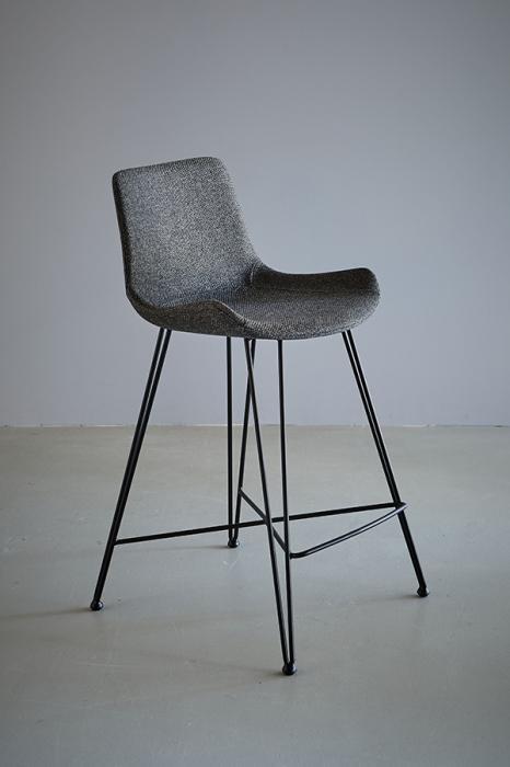 Florabelle Brooklyn Kitchen Counter Stool - Dark Grey/Black - Fabric Upholstered Kitchen Counter Stool | Living | app store dev @@ABC ///[option4] 十月五日 11:53 