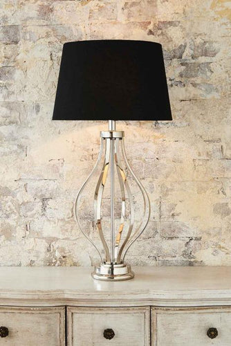 Florabelle Adler table lamp base in nickel | Lighting | app store dev @@ABC ///[option4] 十月五日 11:53 