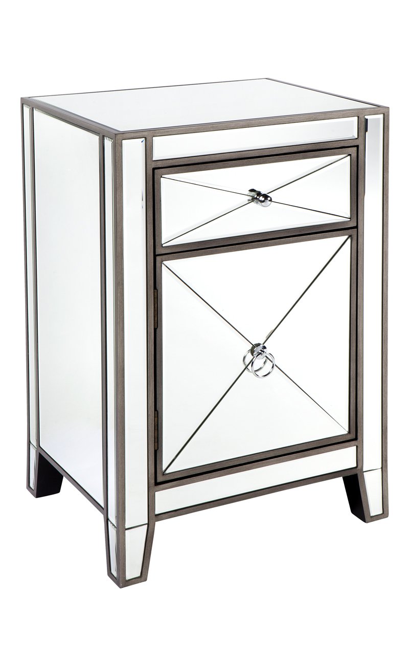 Cafe Lighting and Living Apolo Bedside Table - Antique Silver | Bedside Tables | app store dev @@ABC ///[option4] 十月五日 11:53 