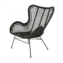 Load image into Gallery viewer, Florabelle Barcelona Wing Back Chair w Cushion Blac | Living | app store dev @@ABC ///[option4] 十月五日 11:53 
