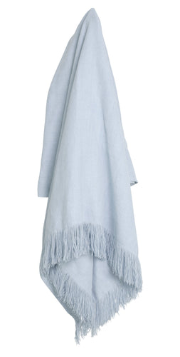 MRD Home Issey Fringed Throw Pale Blue | Accessories | app store dev @@ABC ///[option4] 十月五日 11:53 