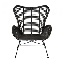 Load image into Gallery viewer, Florabelle Barcelona Wing Back Chair w Cushion Blac | Living | app store dev @@ABC ///[option4] 十月五日 11:53 
