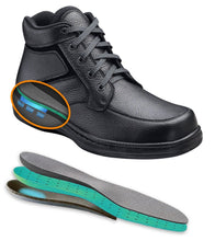 Load image into Gallery viewer, OrthoFeet Highline Black Men&#39;s Boots | Footwear | app store dev @@ABC ///[option4] 十月五日 11:53 
