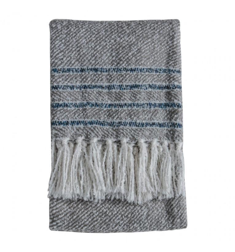 Bodhi Border Stripe Throw Grey | Accessories | app store dev @@ABC ///[option4] 十月五日 11:53 