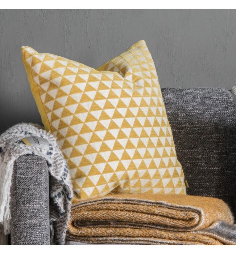 Bodhi Jacquard Triangles Cushion Ochre | Accessories | app store dev @@ABC ///[option4] 十月五日 11:53 