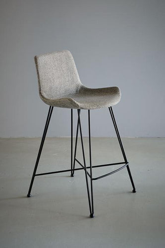 Florabelle Brooklyn Kitchen Counter Stool - Light Grey/Black - Fabric Upholstered Kitchen Counter Stool | Living | app store dev @@ABC ///[option4] 十月五日 11:53 